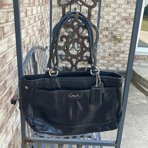 Black Coach shoulder bag
